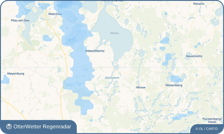 Widget-Vorschau für Vipperow Wetter-Widget-Vorschau mit Vorhersagedaten für Vipperow