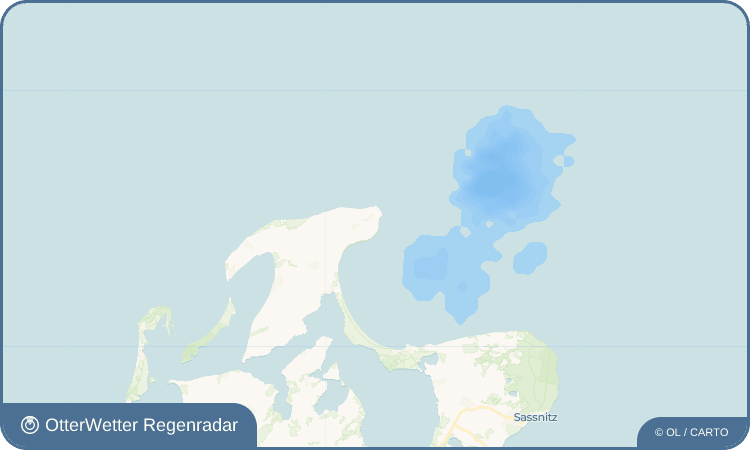 OtterWetter Regenradar-Widget Vitt