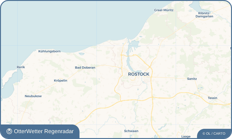 OtterWetter Regenradar-Widget Vorweden-Mönkweden