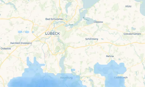 Regenradar Vorschaubild - Aktuelle Niederschläge in Wahrsow und Umgebung