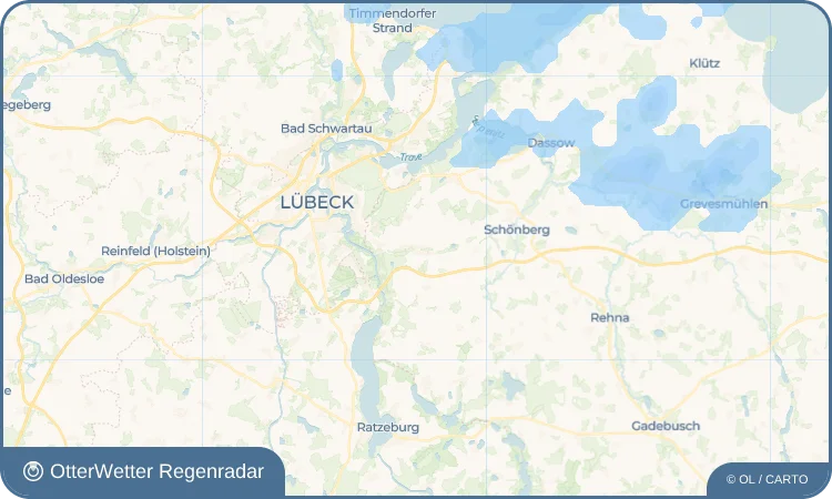 Wetter-Widget-Vorschau mit Vorhersagedaten für Wahrsow