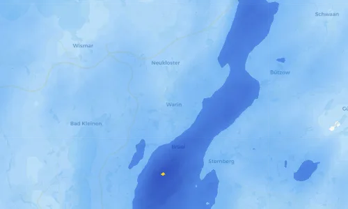 Regenradar Vorschaubild - Aktuelle Niederschläge in Warin und Umgebung