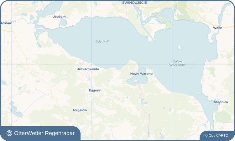 Widget-Vorschau für Warsin Wetter-Widget-Vorschau mit Vorhersagedaten für Warsin
