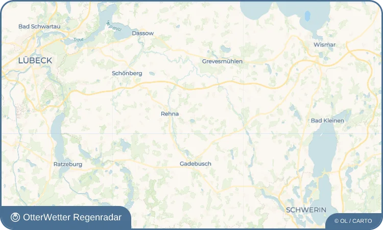 Widget-Vorschau für Wedendorf Wetter-Widget-Vorschau mit Vorhersagedaten für Wedendorf