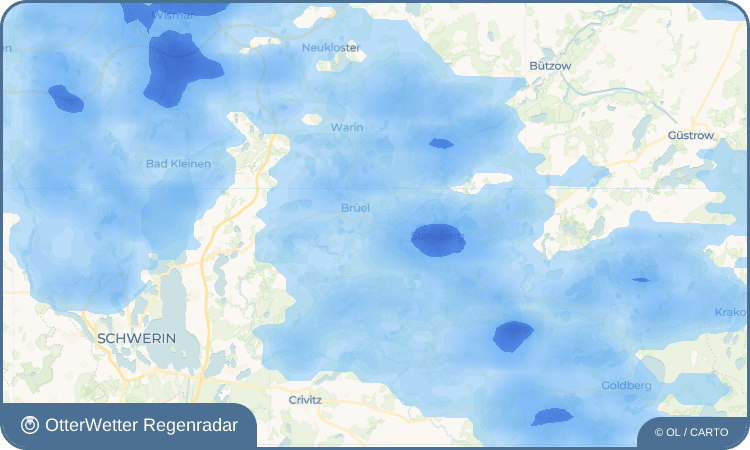 OtterWetter Regenradar-Widget Weitendorf