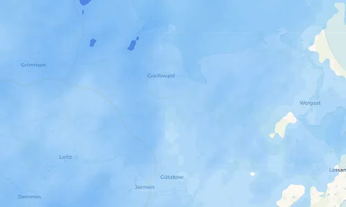 Regenradar Vorschaubild - Aktuelle Niederschläge in Weitenhagen und Umgebung