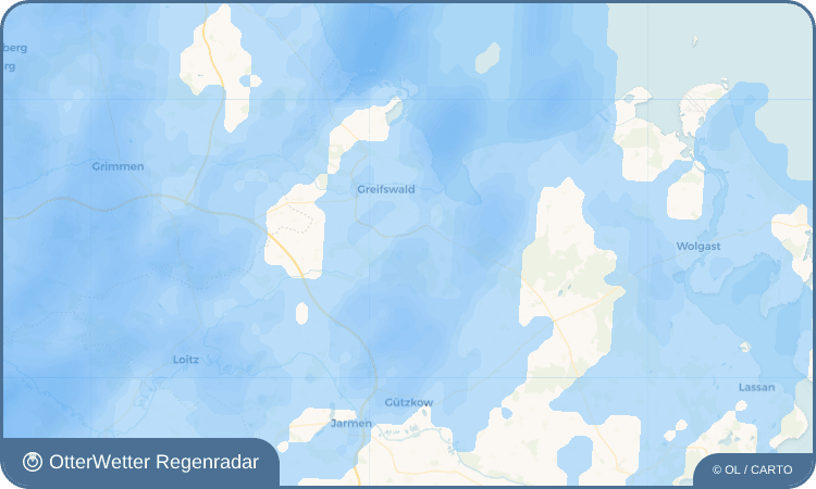 OtterWetter Regenradar-Widget Weitenhagen