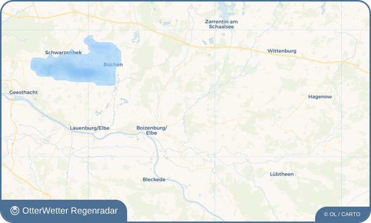 OtterWetter Regenradar-Widget Wiebendorf