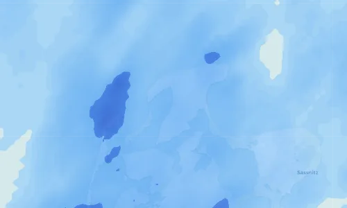 Regenradar Vorschaubild - Aktuelle Niederschläge in Wiek und Umgebung