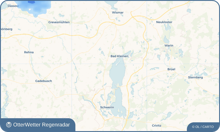 OtterWetter Regenradar-Widget Wiligrad