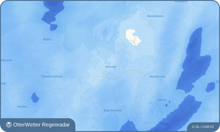 OtterWetter Regenradar-Widget Wismar