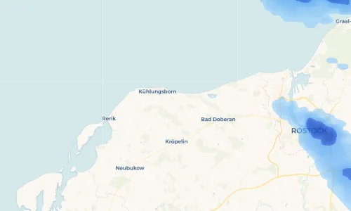 Regenradar Vorschaubild - Aktuelle Niederschläge in Wittenbeck und Umgebung