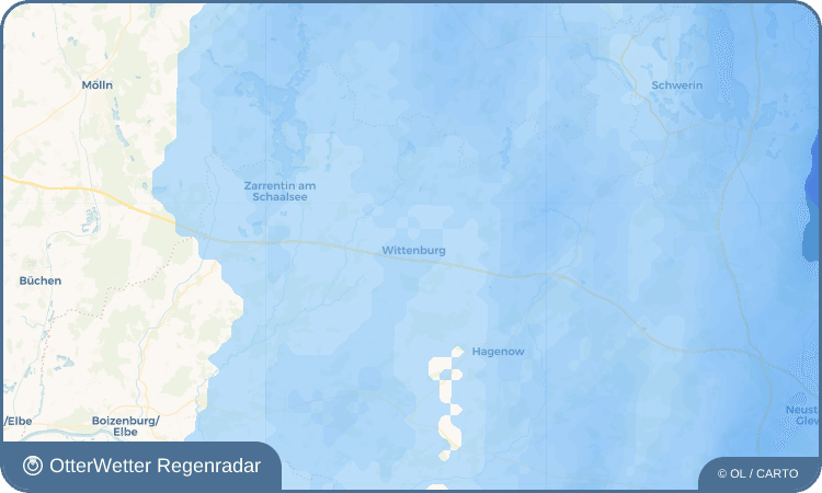 OtterWetter Regenradar-Widget Wittenburg