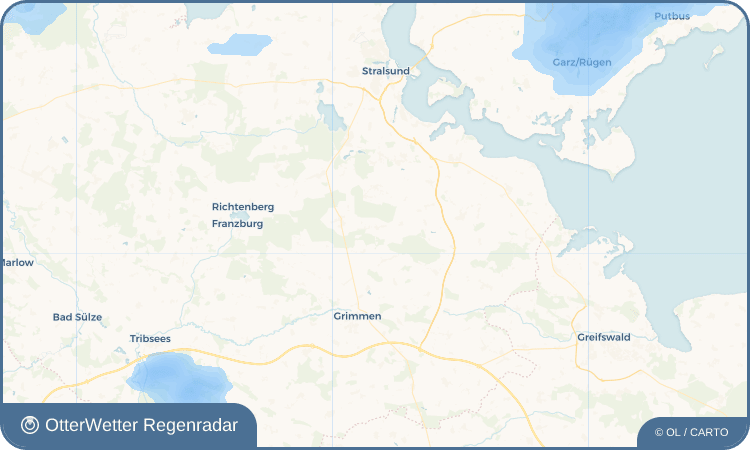 OtterWetter Regenradar-Widget Wittenhagen
