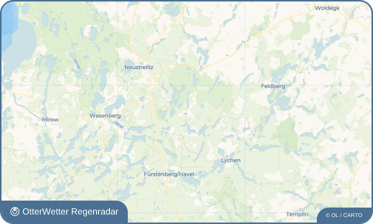 Widget-Vorschau für Wokuhl Wetter-Widget-Vorschau mit Vorhersagedaten für Wokuhl