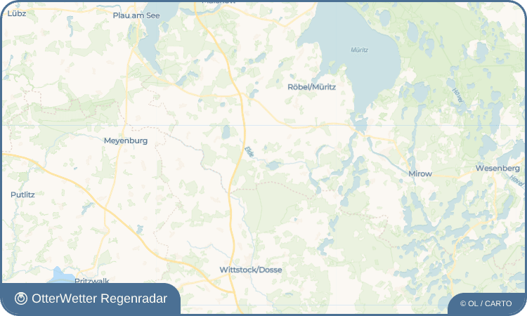 OtterWetter Regenradar-Widget Wredenhagen