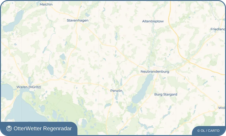 Wetter-Widget-Vorschau mit Vorhersagedaten für Wrodow