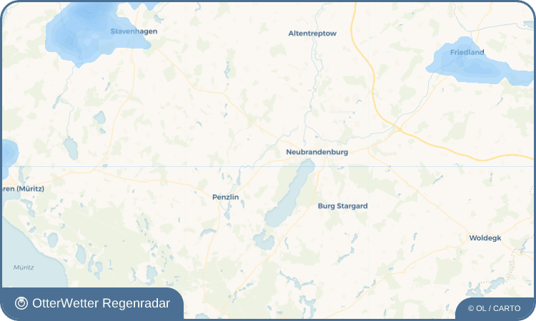 OtterWetter Regenradar-Widget Wulkenzin