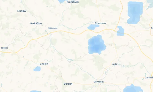 Regenradar Vorschaubild - Aktuelle Niederschläge in Zarnekow und Umgebung