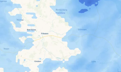Regenradar Vorschaubild - Aktuelle Niederschläge in Zarrentin und Umgebung