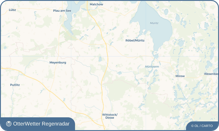 OtterWetter Regenradar-Widget Zepkow