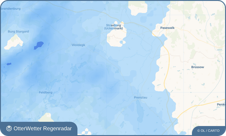 Wetter-Widget-Vorschau mit Vorhersagedaten für Zernikow
