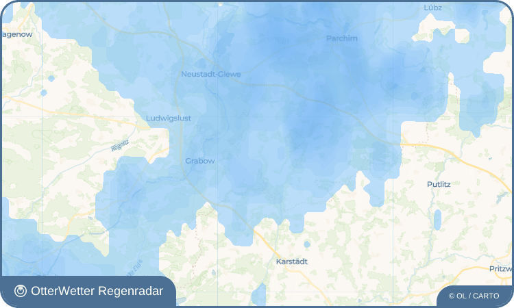 OtterWetter Regenradar-Widget Zierzow