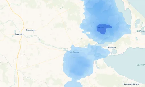 Regenradar-Vorschau: aktuelle Niederschläge in Ziethen und Umgebung