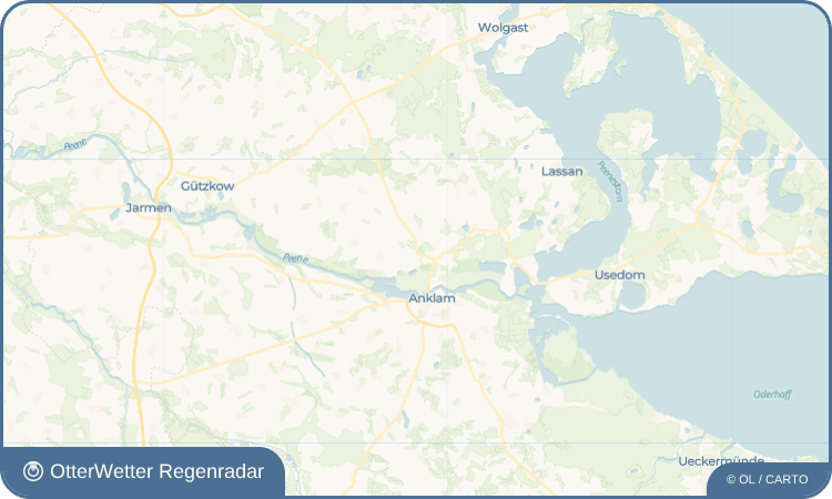 OtterWetter Regenradar-Widget Ziethen
