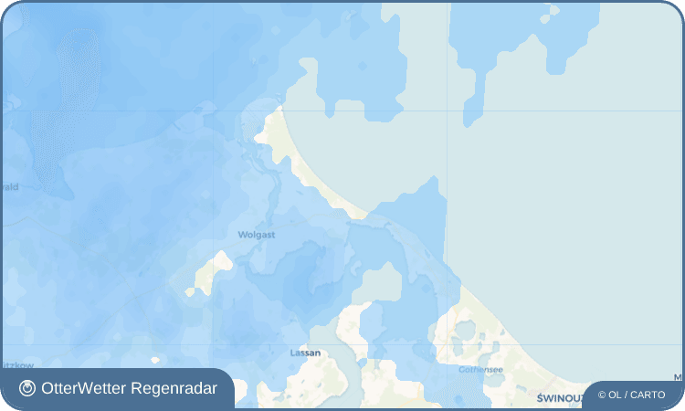 OtterWetter Regenradar-Widget Zinnowitz