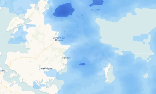 Regenradar Vorschaubild - Aktuelle Niederschläge in Zirkow und Umgebung