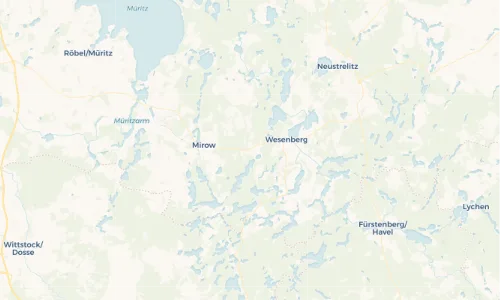 Regenradar-Vorschau: aktuelle Niederschläge in Zirtow und Umgebung