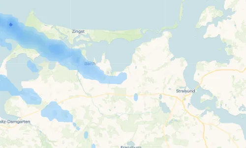 Regenradar-Vorschau: aktuelle Niederschläge in Zühlendorf und Umgebung