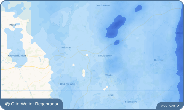 OtterWetter Regenradar-Widget Zurow