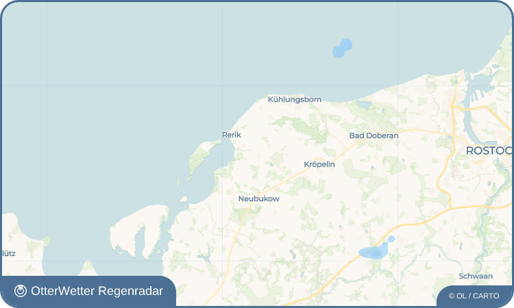 OtterWetter Regenradar-Widget Zweedorf