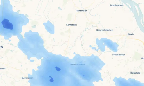 Regenradar Vorschaubild - Aktuelle Niederschläge in Abbenseth und Umgebung