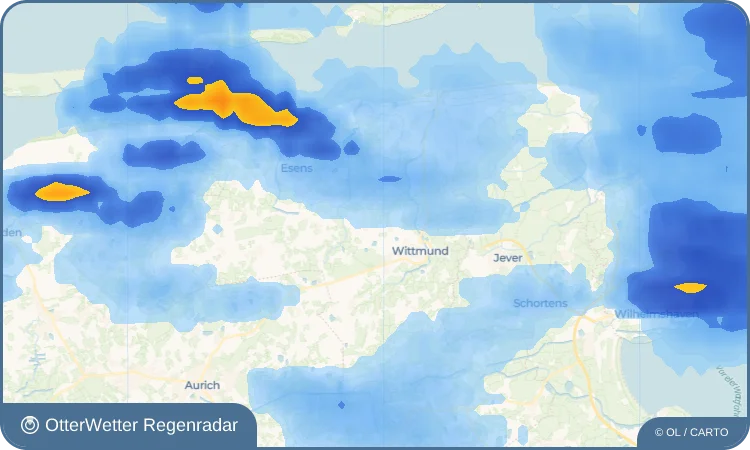 Wetter-Widget-Vorschau mit Vorhersagedaten für Abens
