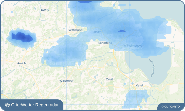 OtterWetter Regenradar-Widget Abickhafe