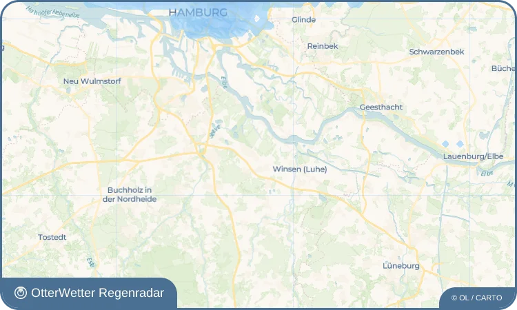 Wetter-Widget-Vorschau mit Vorhersagedaten für Achterdeich