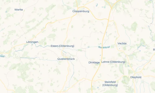 Regenradar Vorschaubild - Aktuelle Niederschläge in Addrup und Umgebung