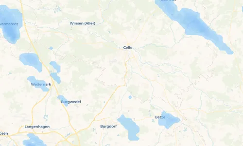 Regenradar Vorschaubild - Aktuelle Niederschläge in Adelheidsdorf und Umgebung
