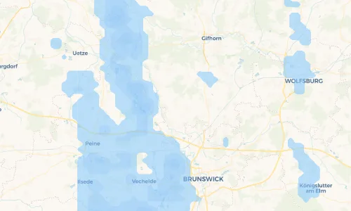 Regenradar-Vorschau: aktuelle Niederschläge in Adenbüttel und Umgebung