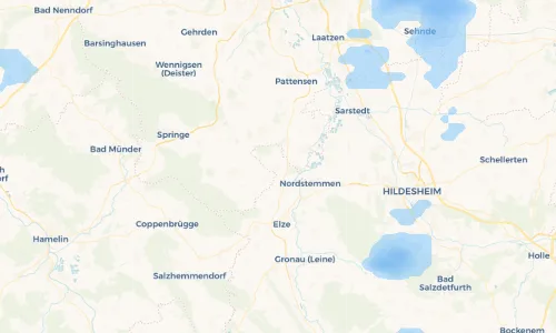 Regenradar Vorschaubild - Aktuelle Niederschläge in Adensen und Umgebung