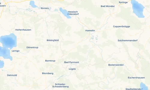 Regenradar Vorschaubild - Aktuelle Niederschläge in Aerzen und Umgebung