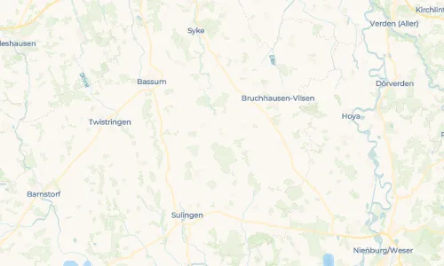 Regenradar Vorschaubild - Aktuelle Niederschläge in Affinghausen und Umgebung