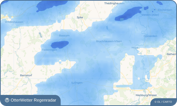 OtterWetter Regenradar-Widget Affinghausen