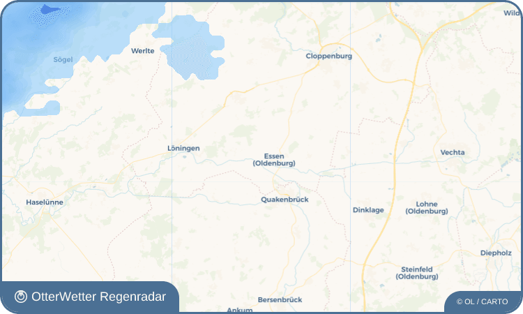 OtterWetter Regenradar-Widget Ahausen