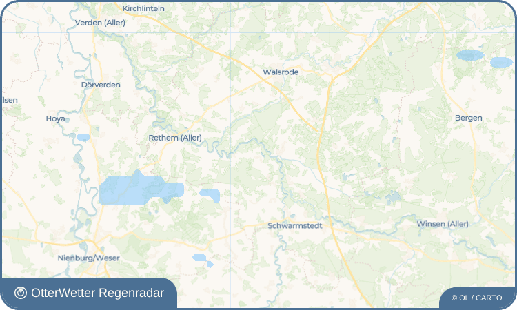 Widget-Vorschau für Ahlden Wetter-Widget-Vorschau mit Vorhersagedaten für Ahlden