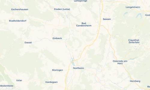 Regenradar-Vorschau: aktuelle Niederschläge in Ahlshausen und Umgebung