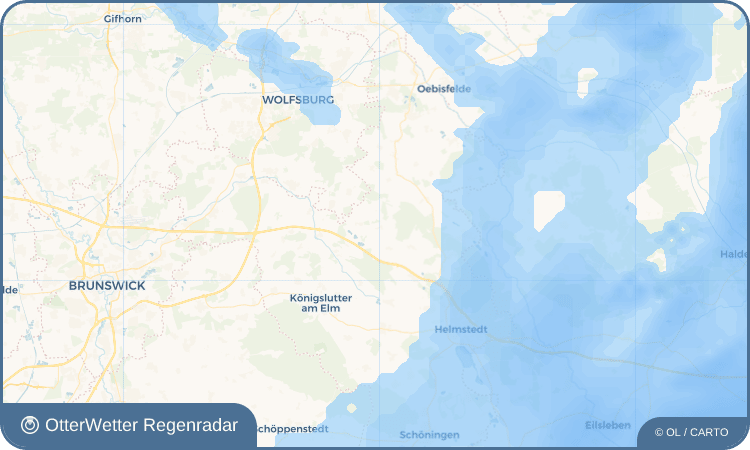 OtterWetter Regenradar-Widget Ahmstorf